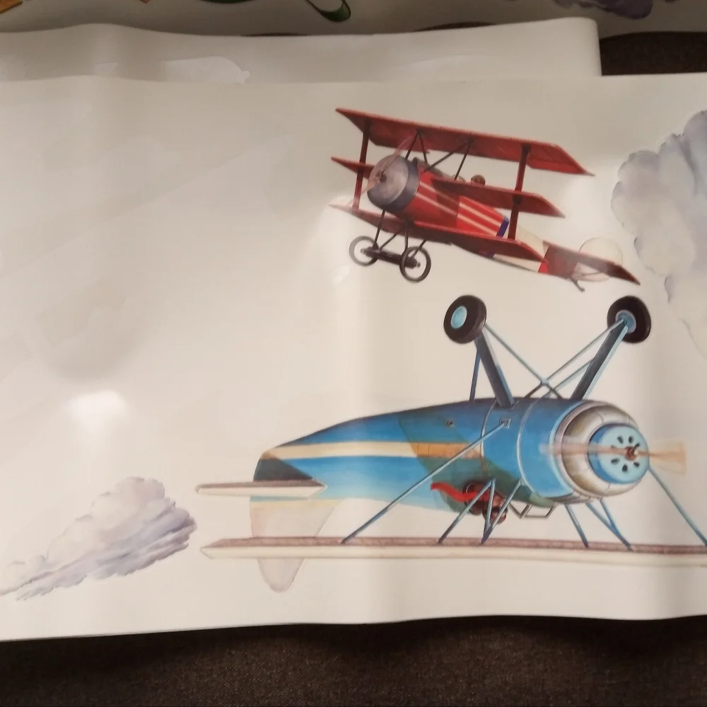 Wall decals - vintage planes